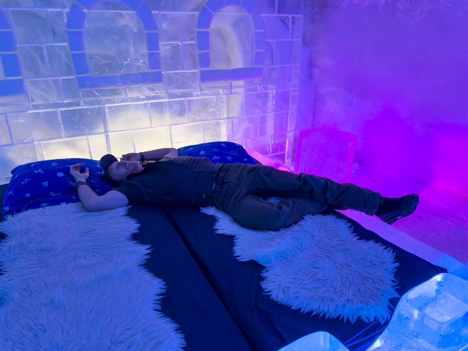 Me in Ice Hotel, Bjornevatn, Finnmark 2